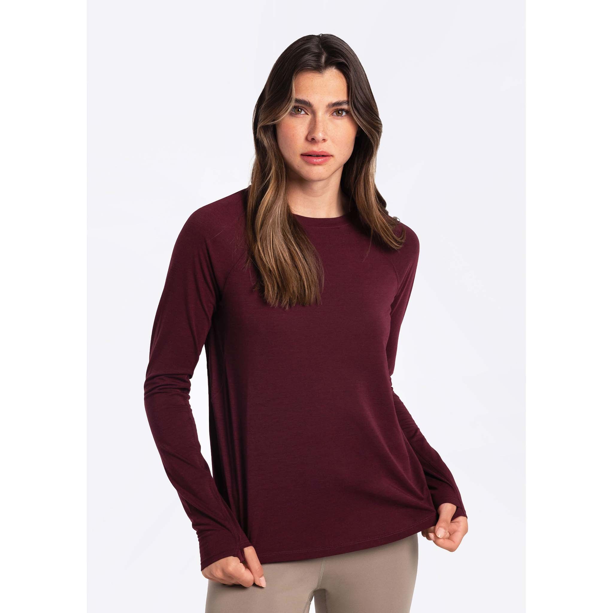 Lole Performance Wool chandail Ã  manches longues pour femme