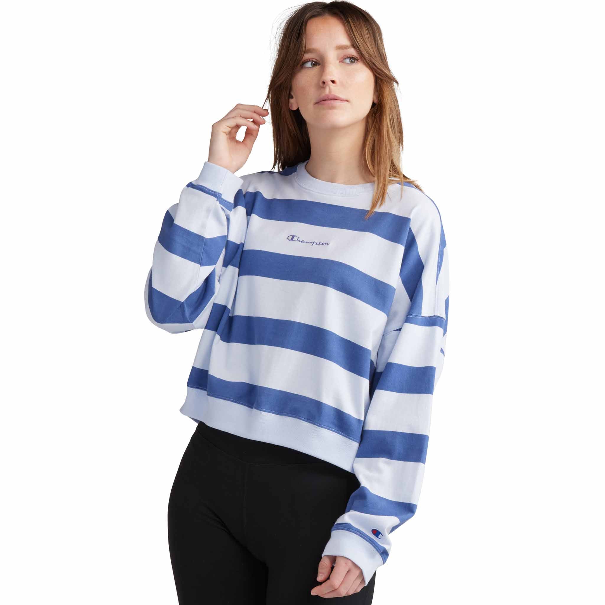 Champion ample Middleweight Oversized Crew Print chandail pour femme