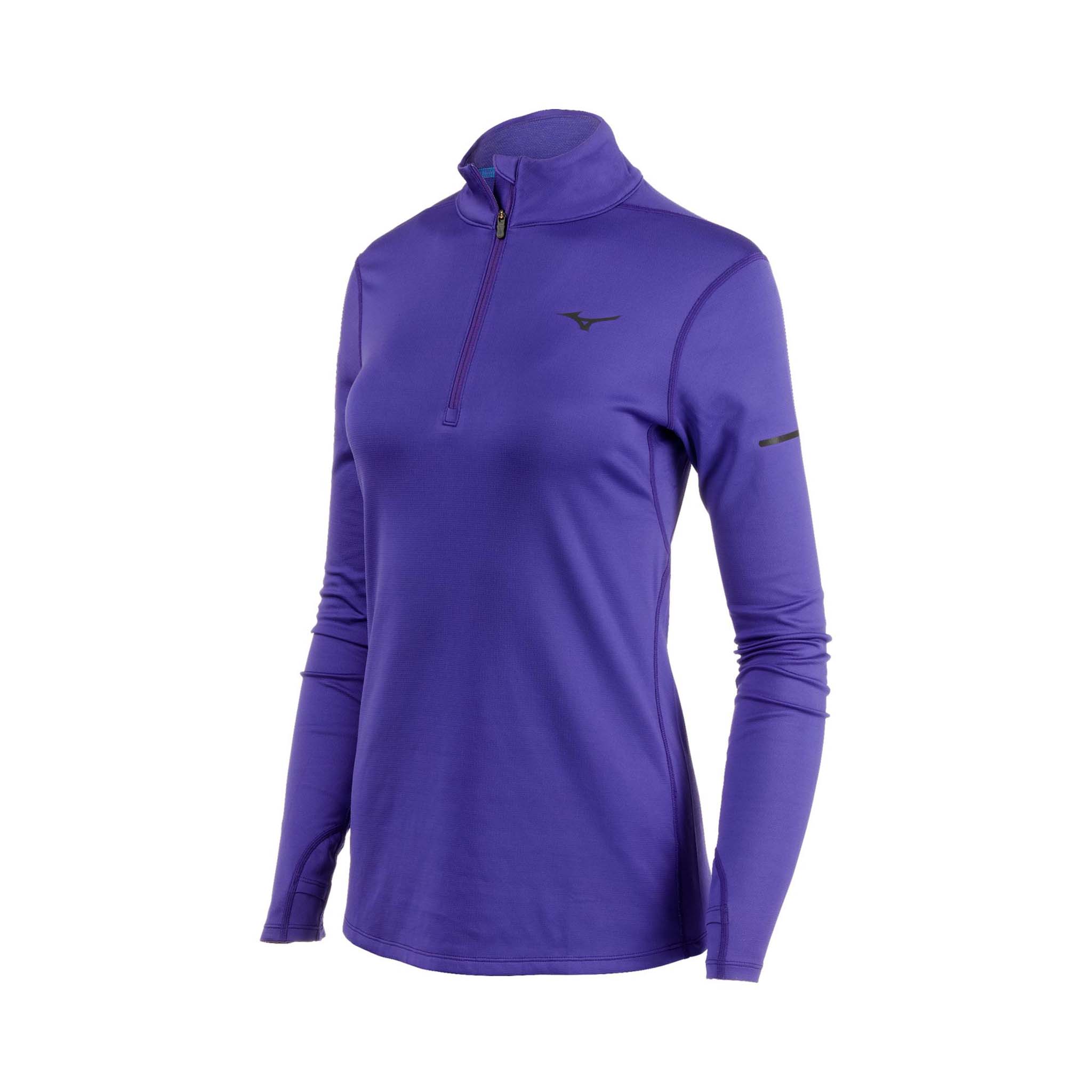 Mizuno Breath Thermo couche de base Ã  demi-glissiÃ¨re pour femme