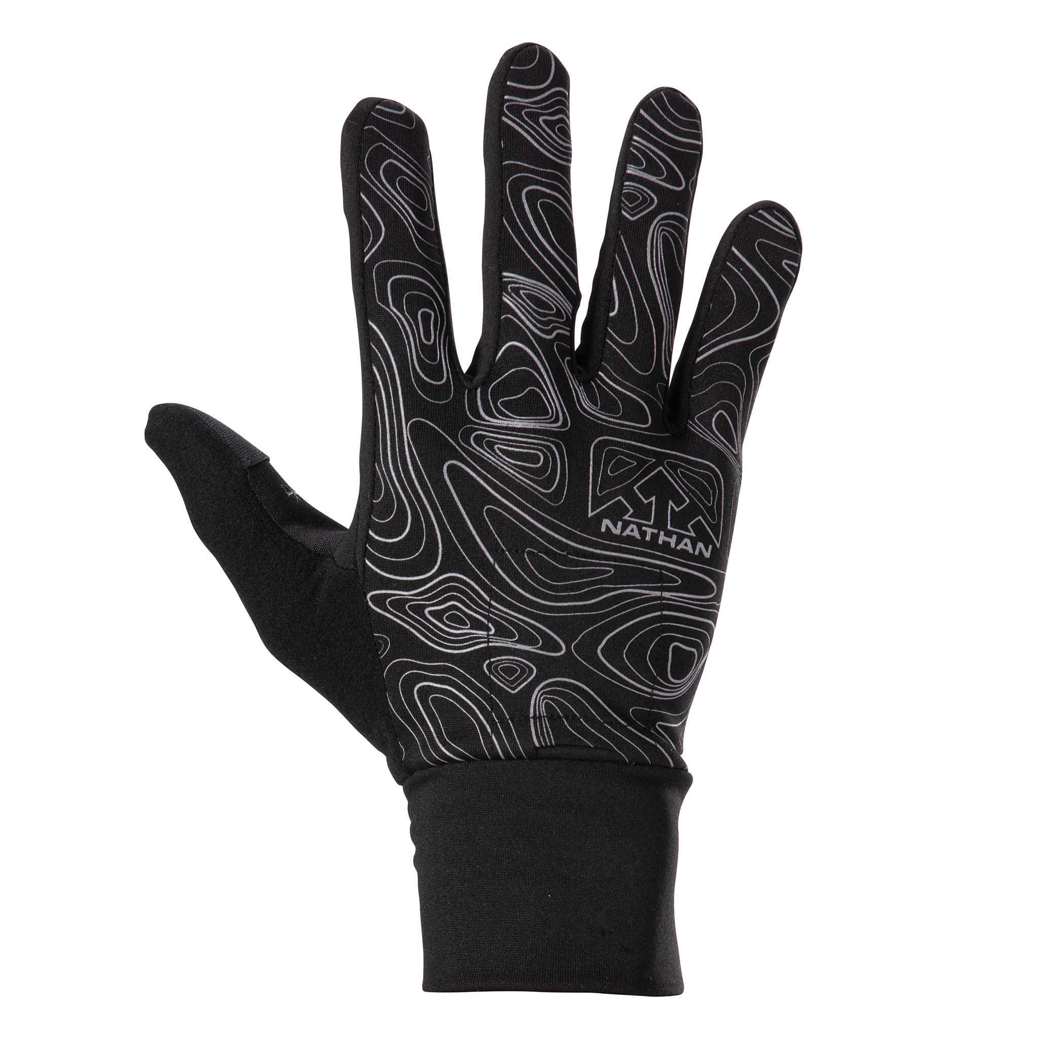 Gants de course Ã  pied homme Nathan HyperNight Reflective