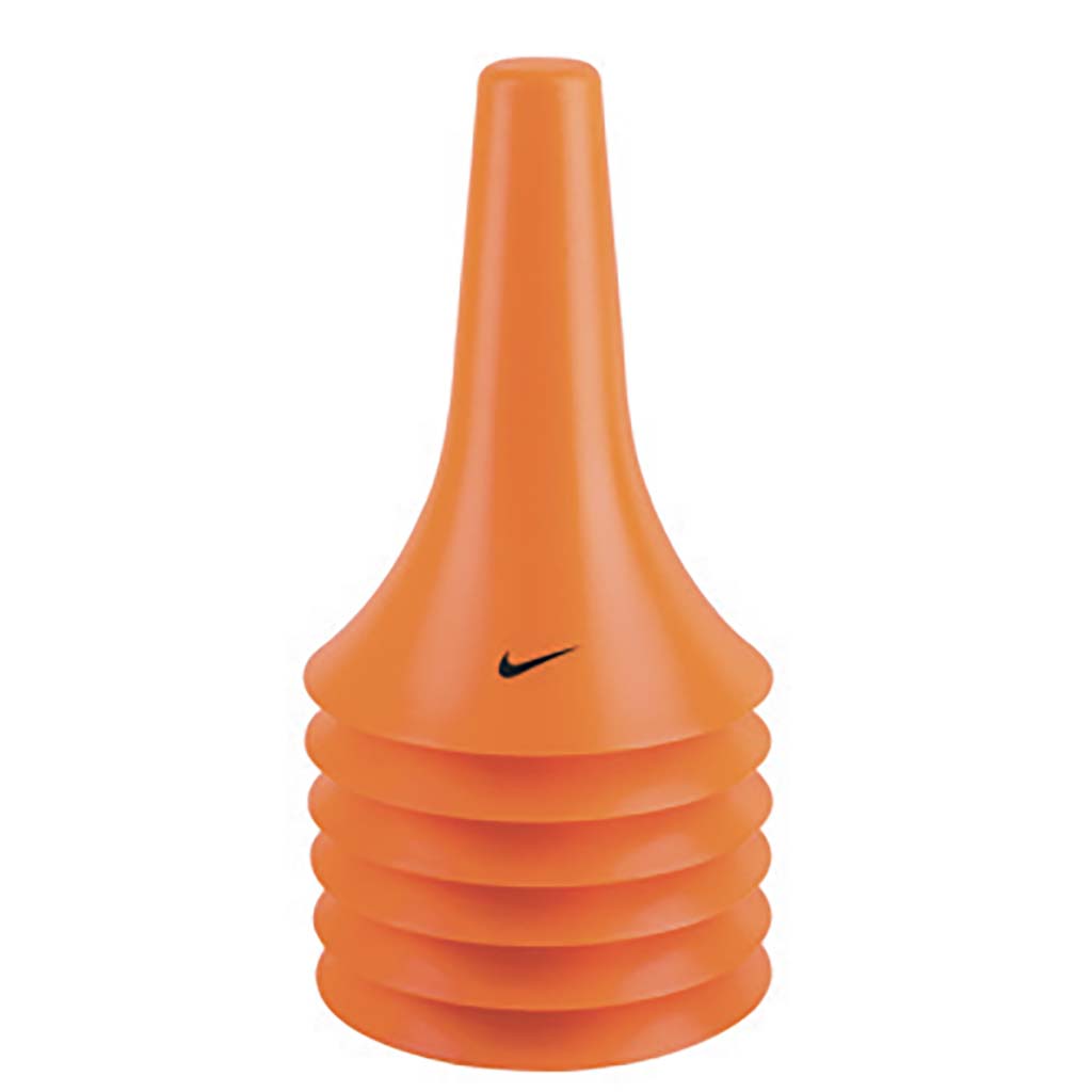 Cônes d'entraînement orange haute visibilité de 18 cm pour le football, le  basket-ball, les obstacles, le fitness et l'entraînement sportif, avec  forme conique pour un empilage et un stockage faciles