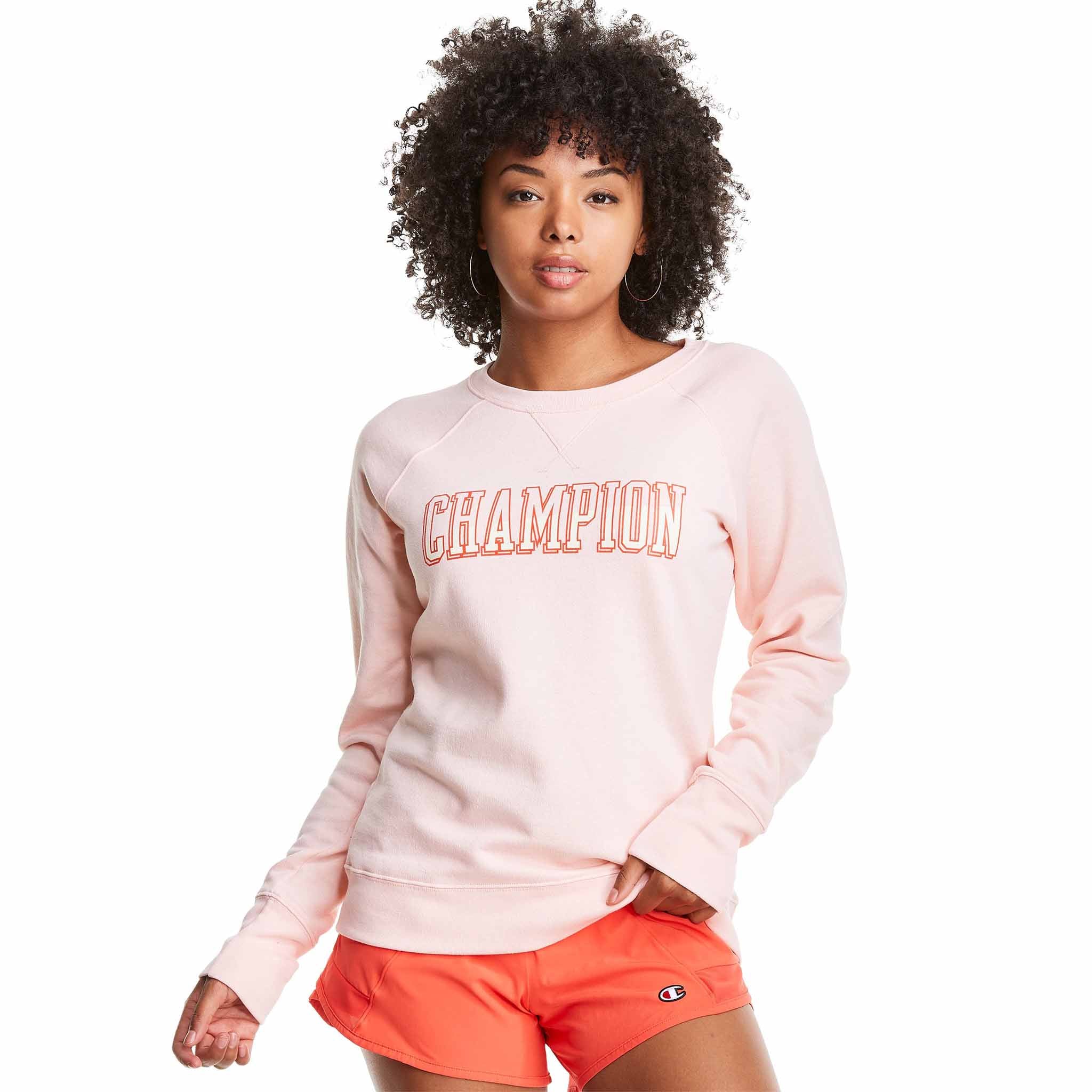 Champion Powerblend Classic Crew Block Logo chandail molletonnÃ© pour femme