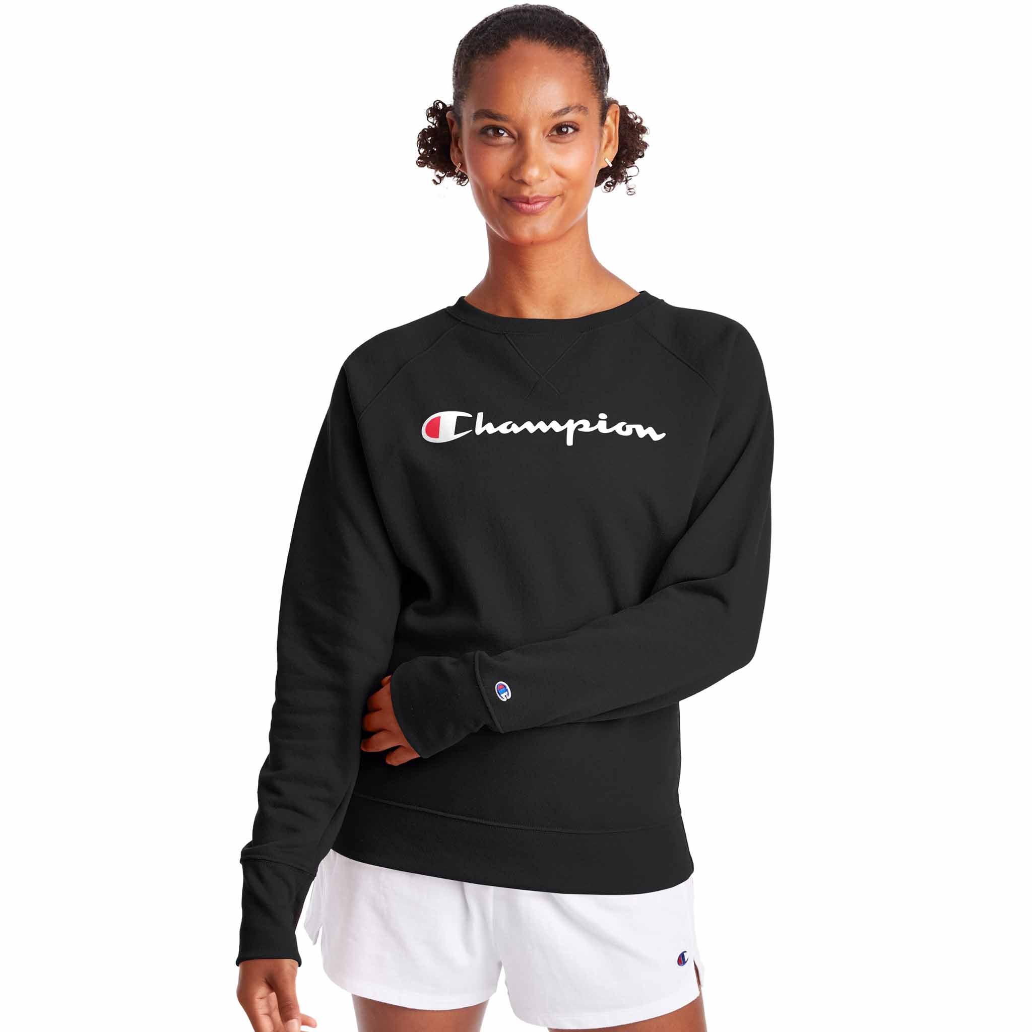 Champion Powerblend Classic Crew Script Logo chandail molletonnÃ© pour femme