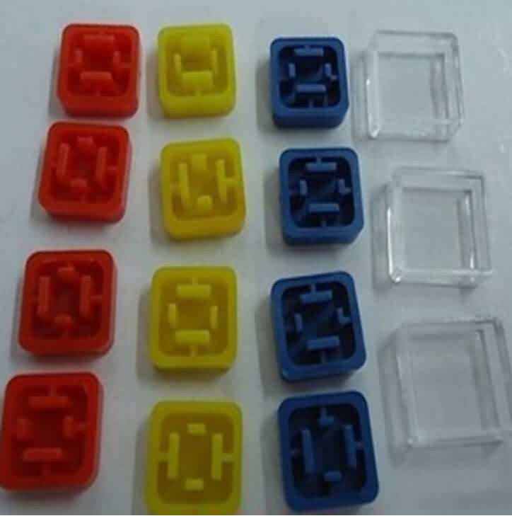 plastic button caps