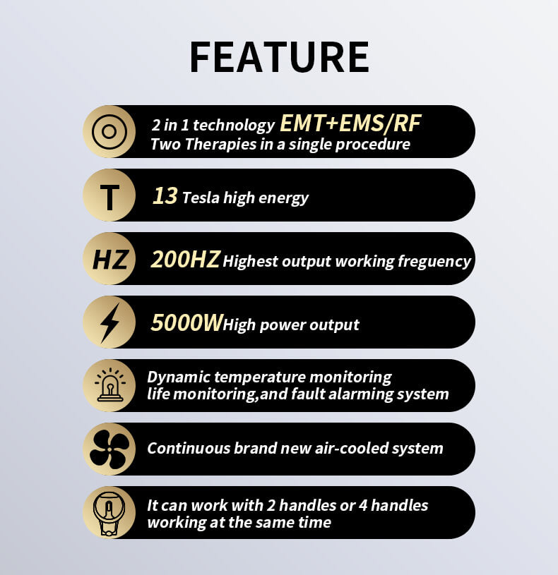 Professional EMShape Neo Body Sculpt Machine Feature