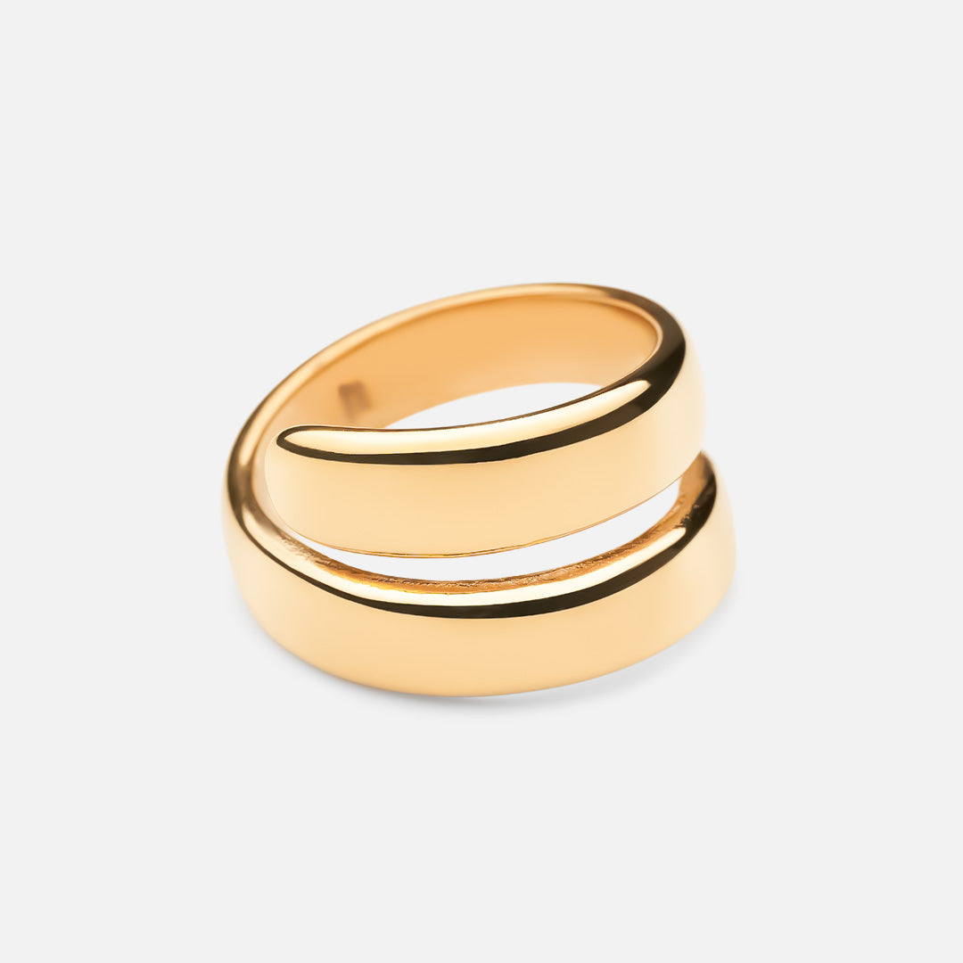 Billede af Spin Ring 18K Guldbelagt