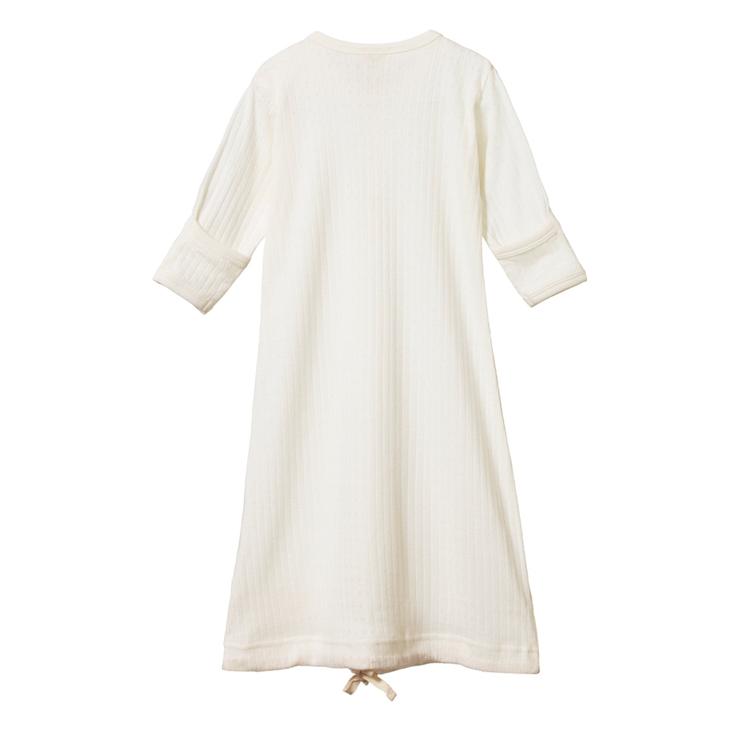 Nature Baby Pointelle Sleeping Gown - Natural