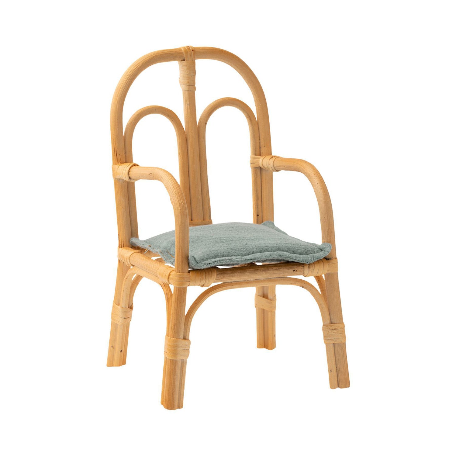 maileg rattan cane chair medium