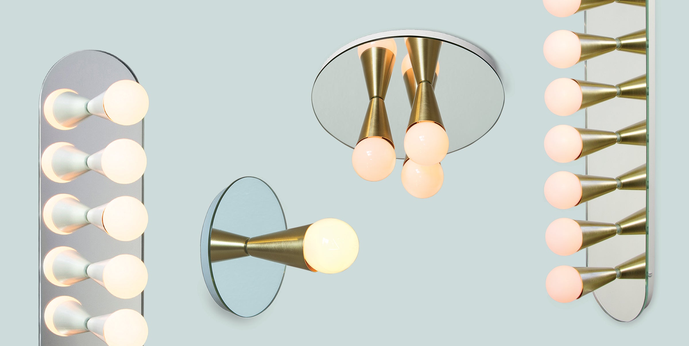 Echo Sconces and Flush Mounts by Shaun Kasperbauer for Souda