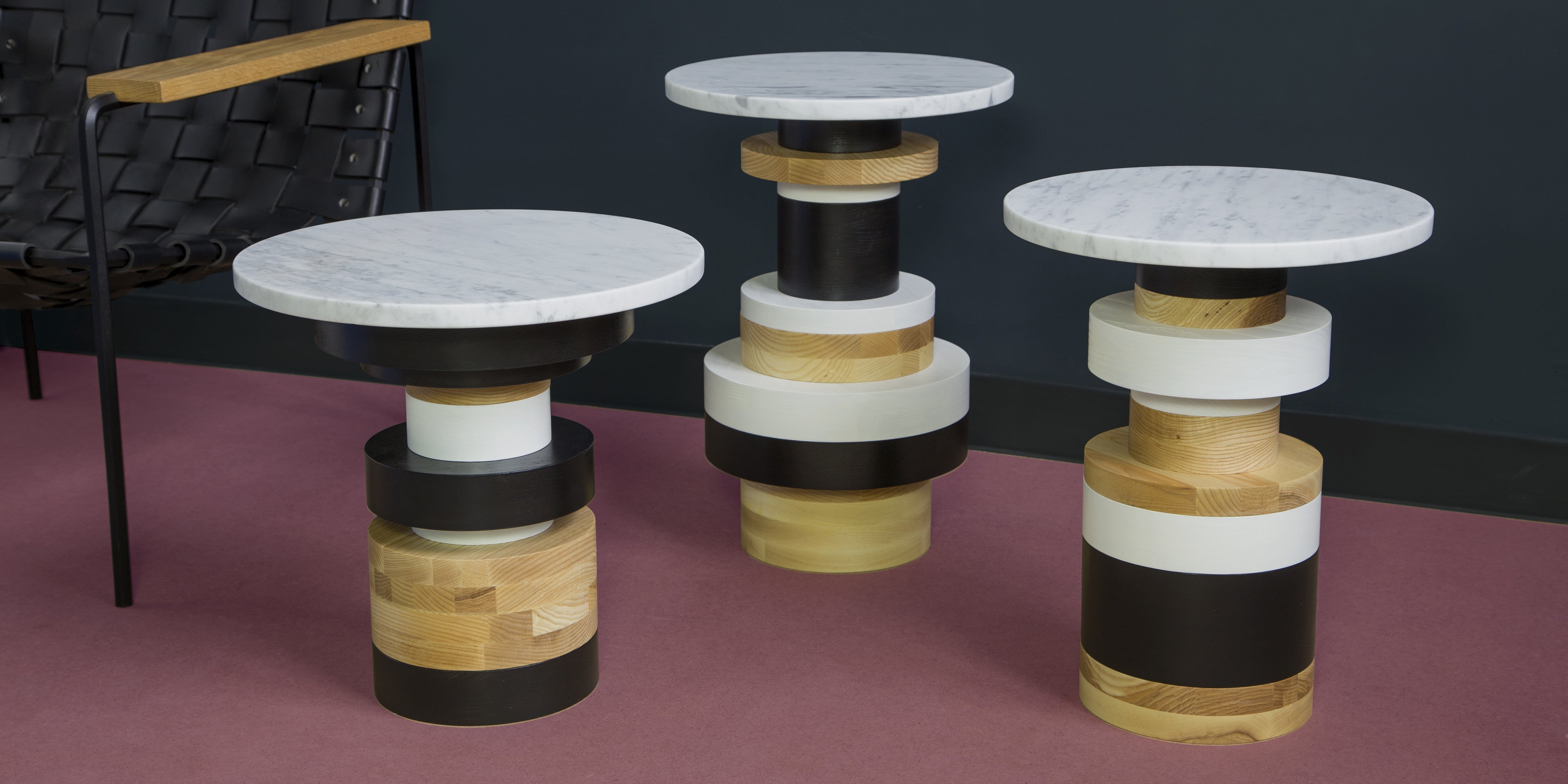 Modern Sass Side Tables by MPGMB for Souda