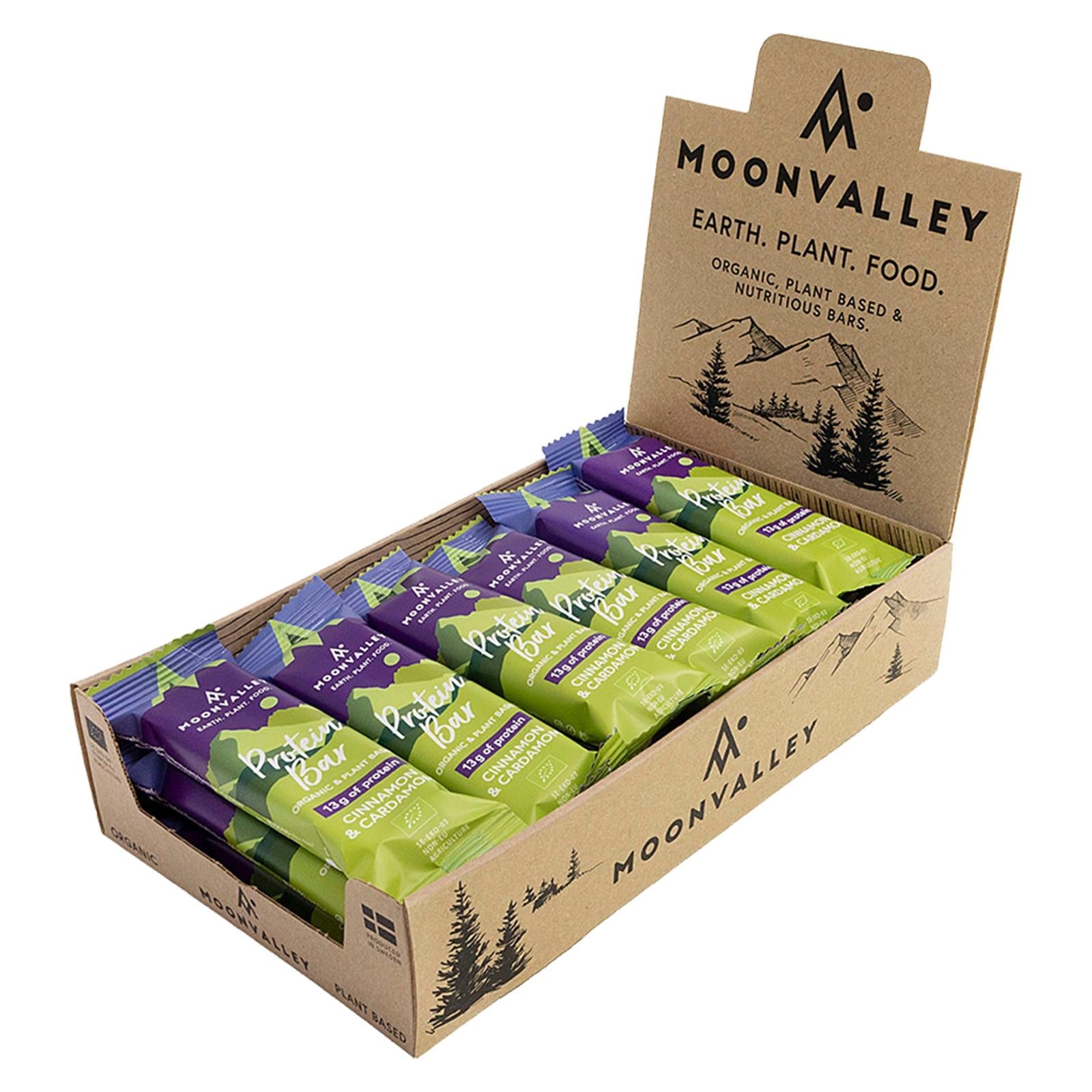 Moonvalley Organic Protein Bar - Bio-Proteinriegel Cinnamon & Cardamom (18 x 60 g) - Moonvalley CH product image