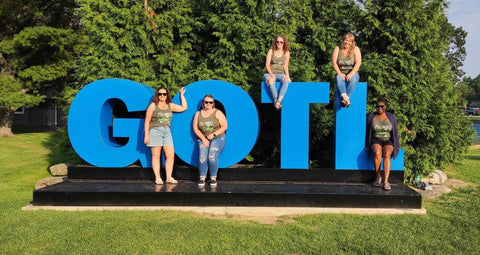 group of girls at gotl sign geneva on the lake