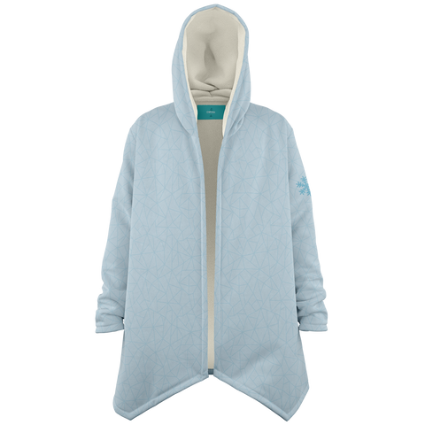 ICE BLUE microfleece robe