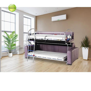 Folding sofa bed sleeping furniture easy to operate multi-function sofas heavy duty mechanism folding bunk bed - Super Amazing Store
