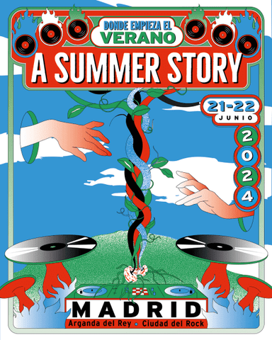 A summer story flyer