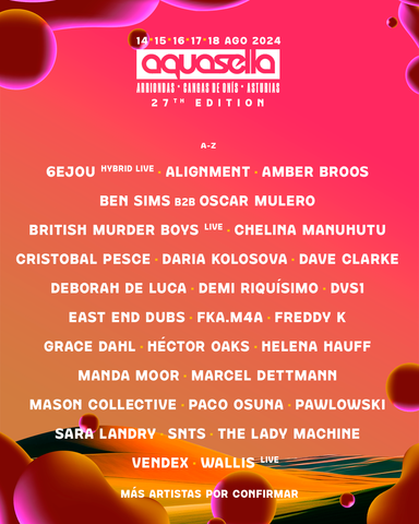 Aquasella Festival flyer