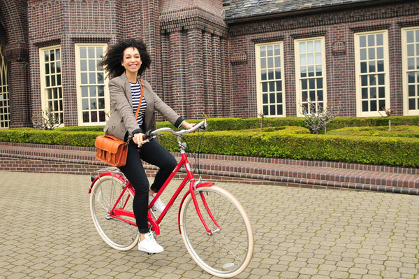 Red Step-Through Bike