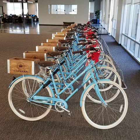 Blue Step-Through Bikes