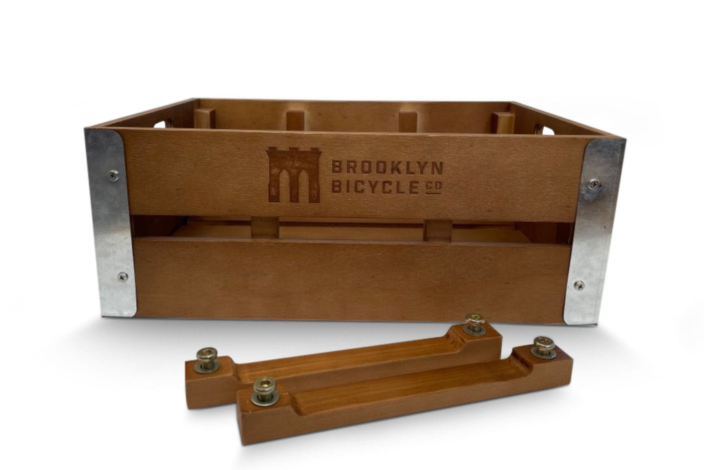Handcrafted Wooden Bike Crate