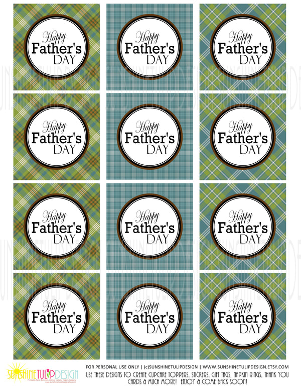 Happy Fathers Day Gift Tag Printable