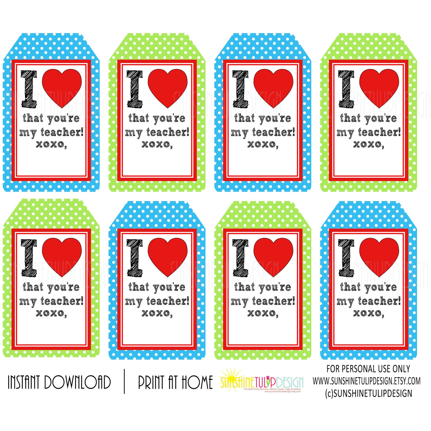 Teacher Appreciation Gift Tags Printables Printable Word Searches