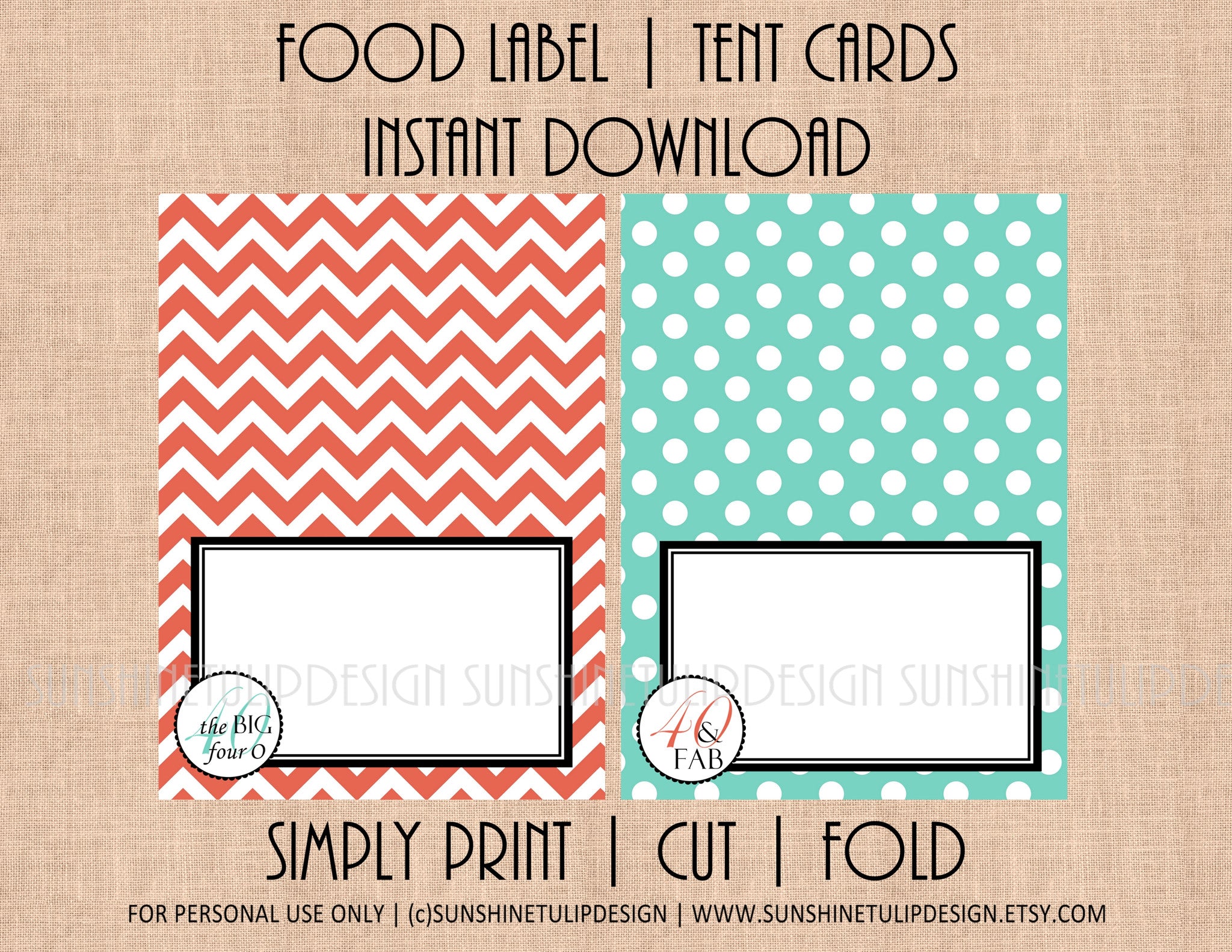 Floral Mint Coral Blank Food Tent Cards Labels Buffet s Name Place Cards Foldable Grey Chevron Aqua Turquoise Printable Digital File Stationery Paper Party Supplies Delage Com Br