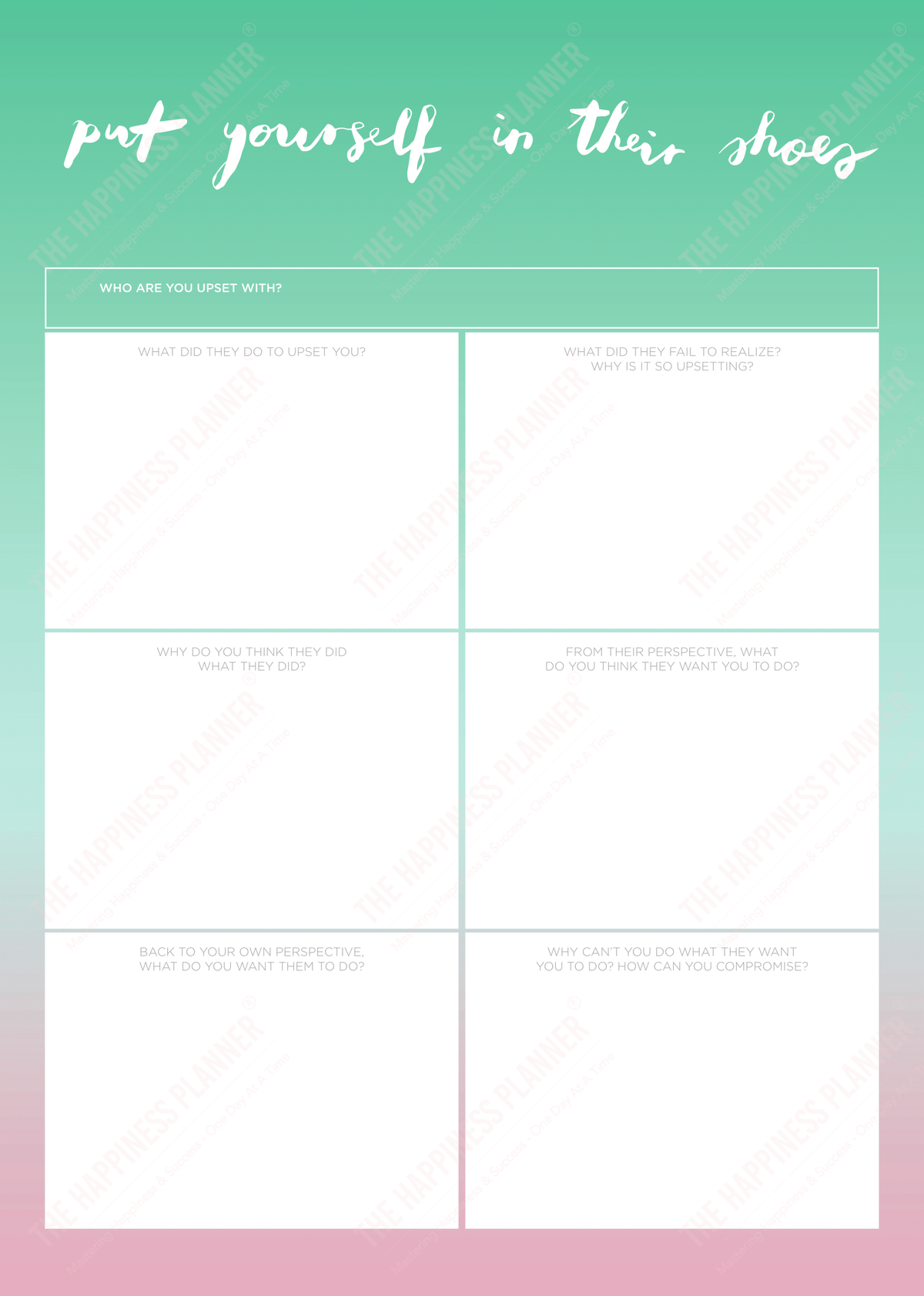 Premium Printables: #Perspective | The Happiness Planner®