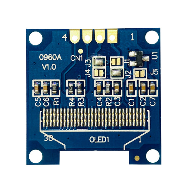 0.96" OLED Graphic Display 128x64 - I2C 4P