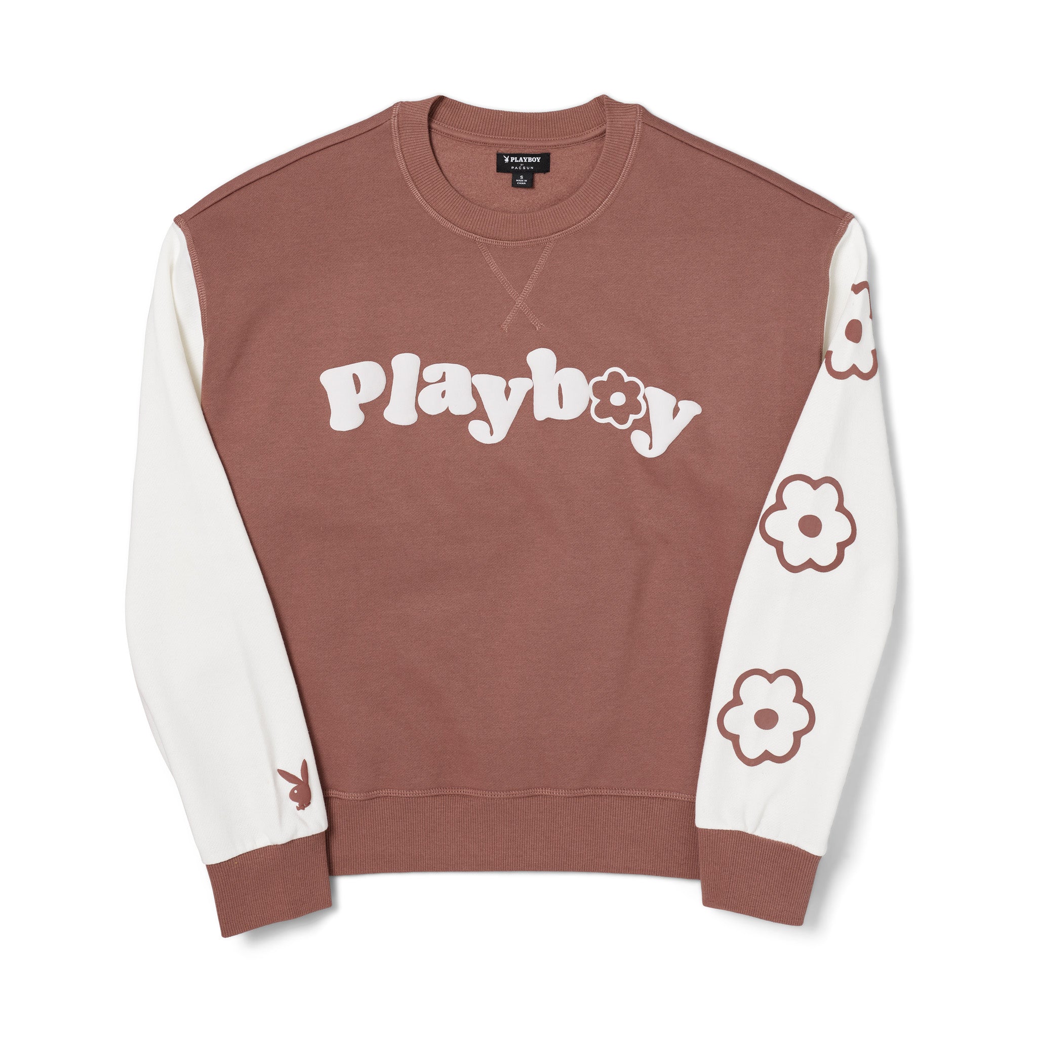 Stencil Crewneck: Chic Playboy x Revolve Bunny Design