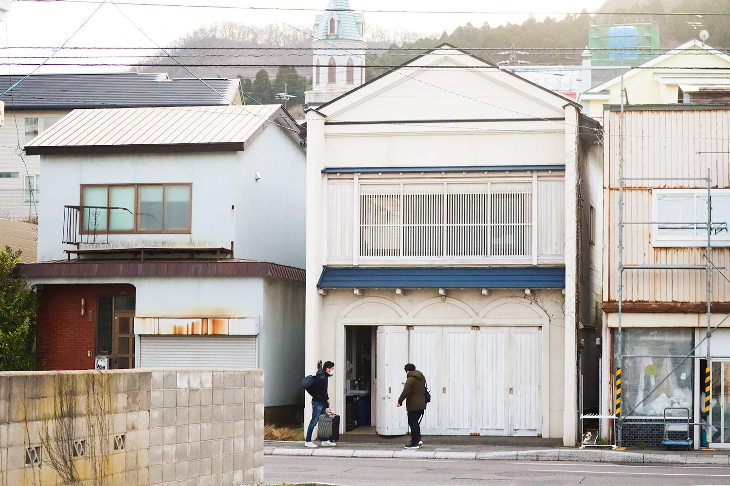 函館市街地・元町にワイナリーは位置している。