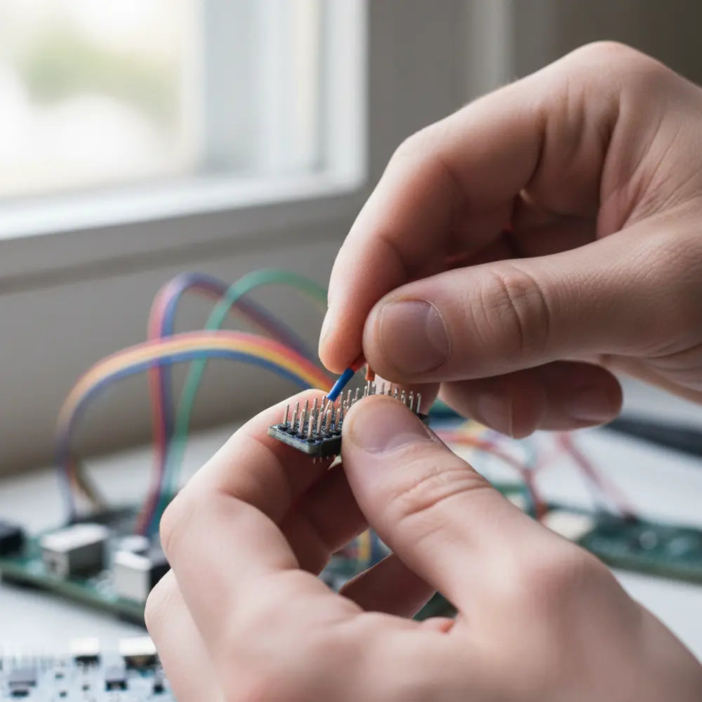 Wiring an Arduino to a servo motor on a breadboard