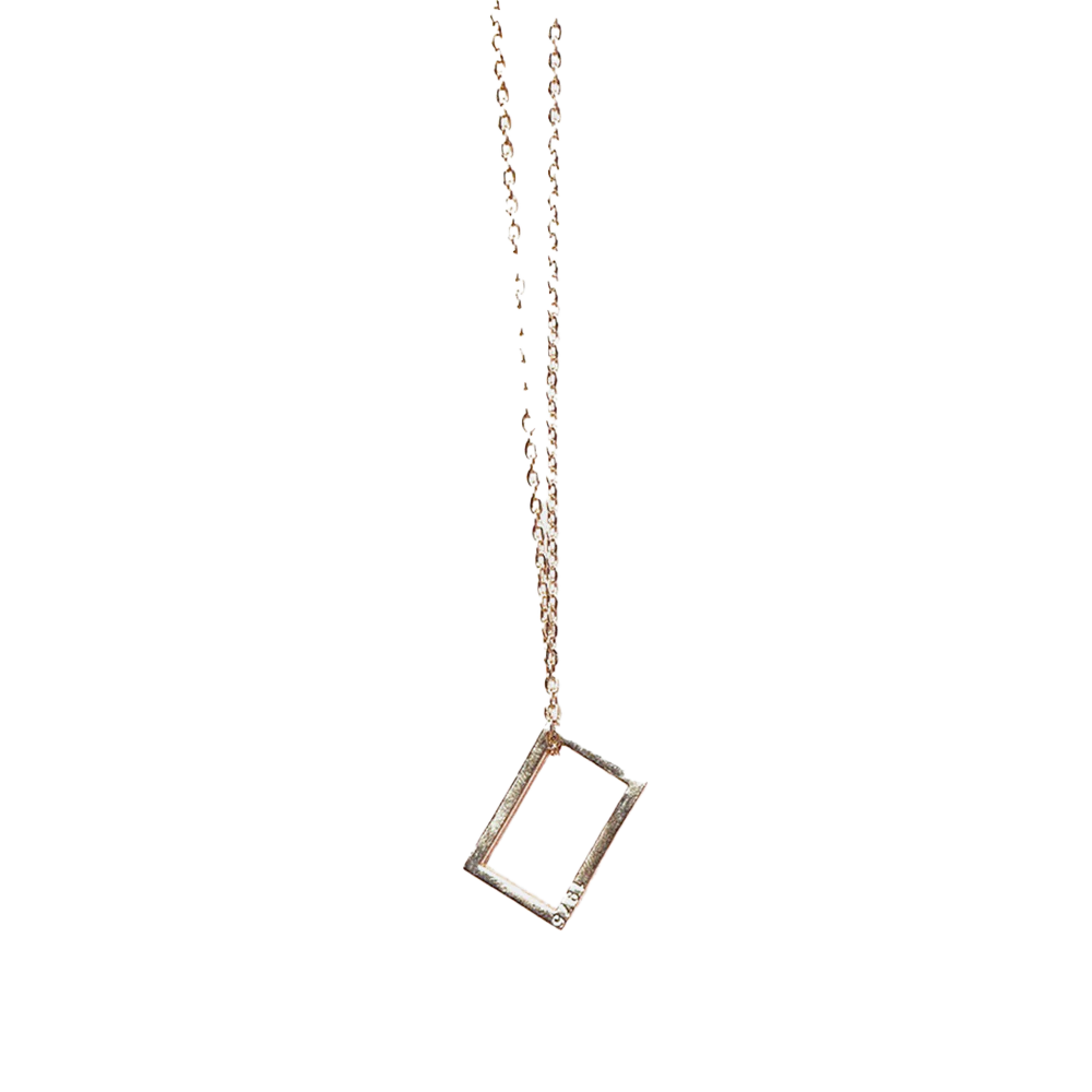 THE 1975 PREMIUM SILVER PLATED BOX NECKLACE - The 1975