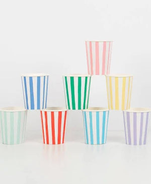Striped Cups - Luxe Party Shop