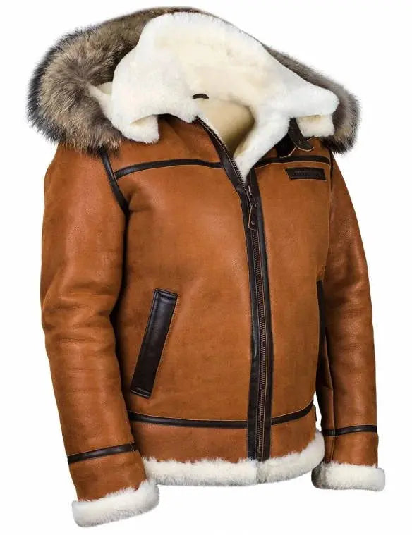 LeatherWinter - leren winterjas - Neomoda L