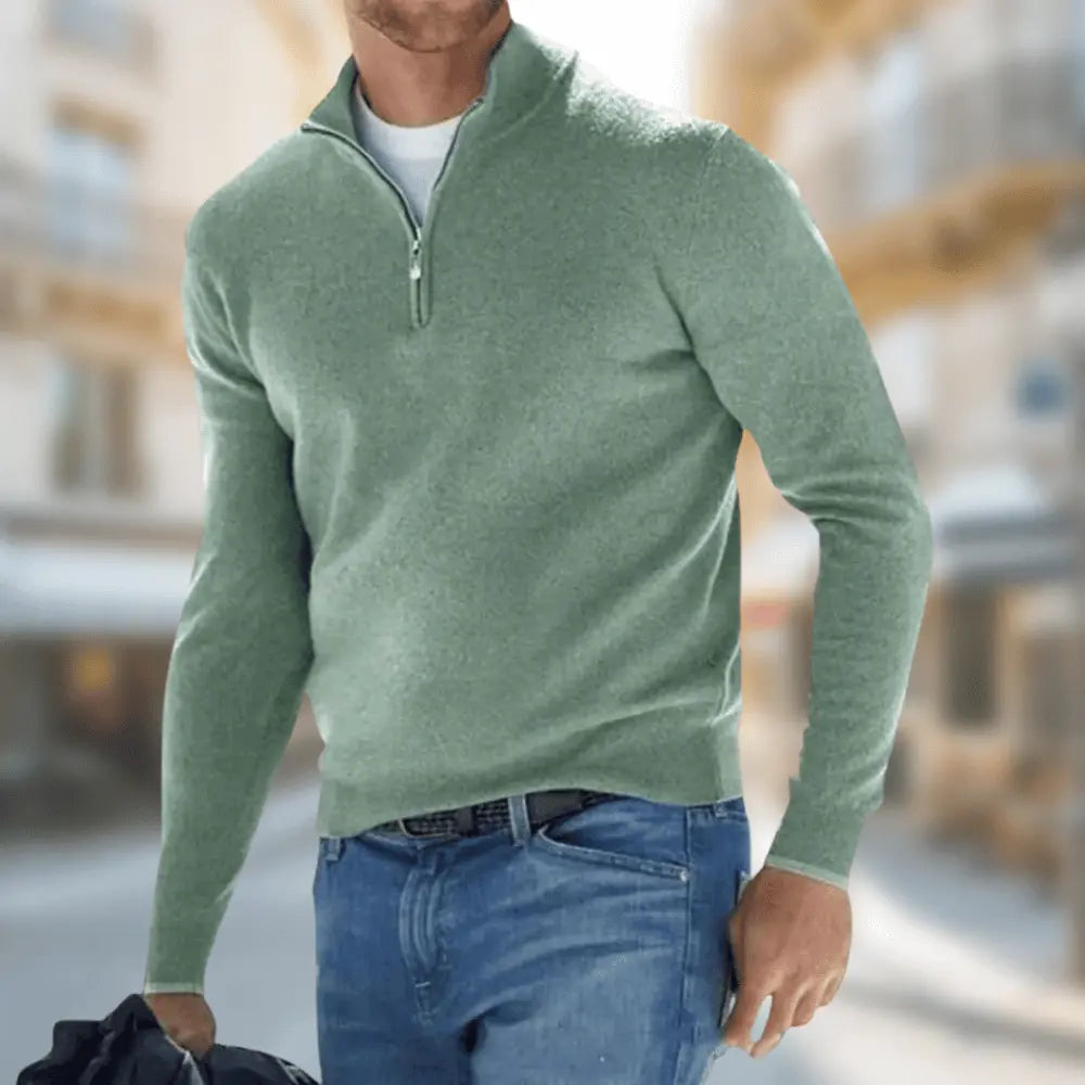 TransitionSweater - De comfortabele en elegante overgangstrui - Groen / 5XL