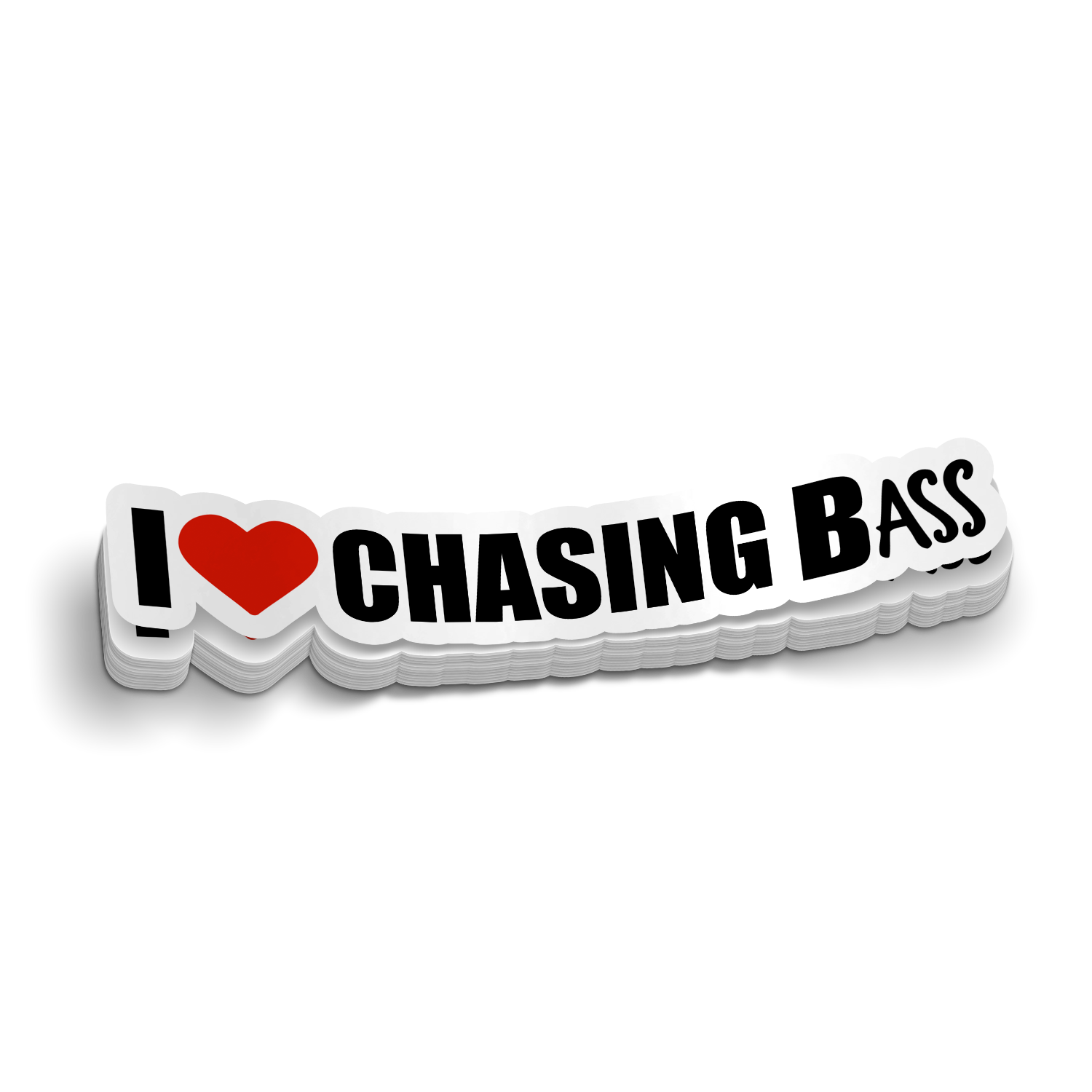 I Love It When She Bends Over - Funny Fishing Sticker