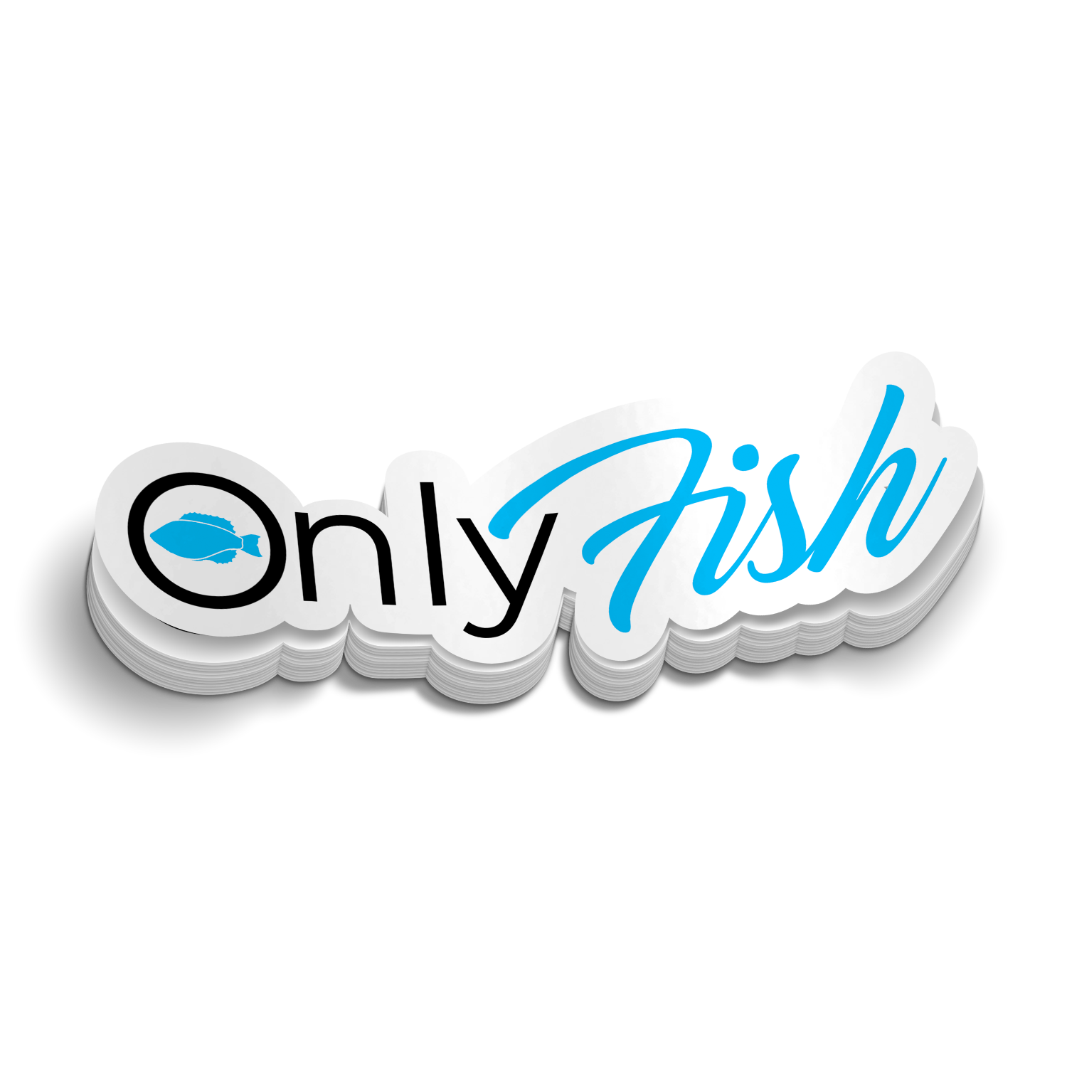 Fish Naked - Funny Fishing Sticker
