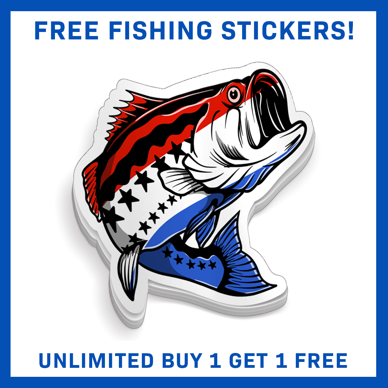 Fishing Best Sellers Sticker Pack