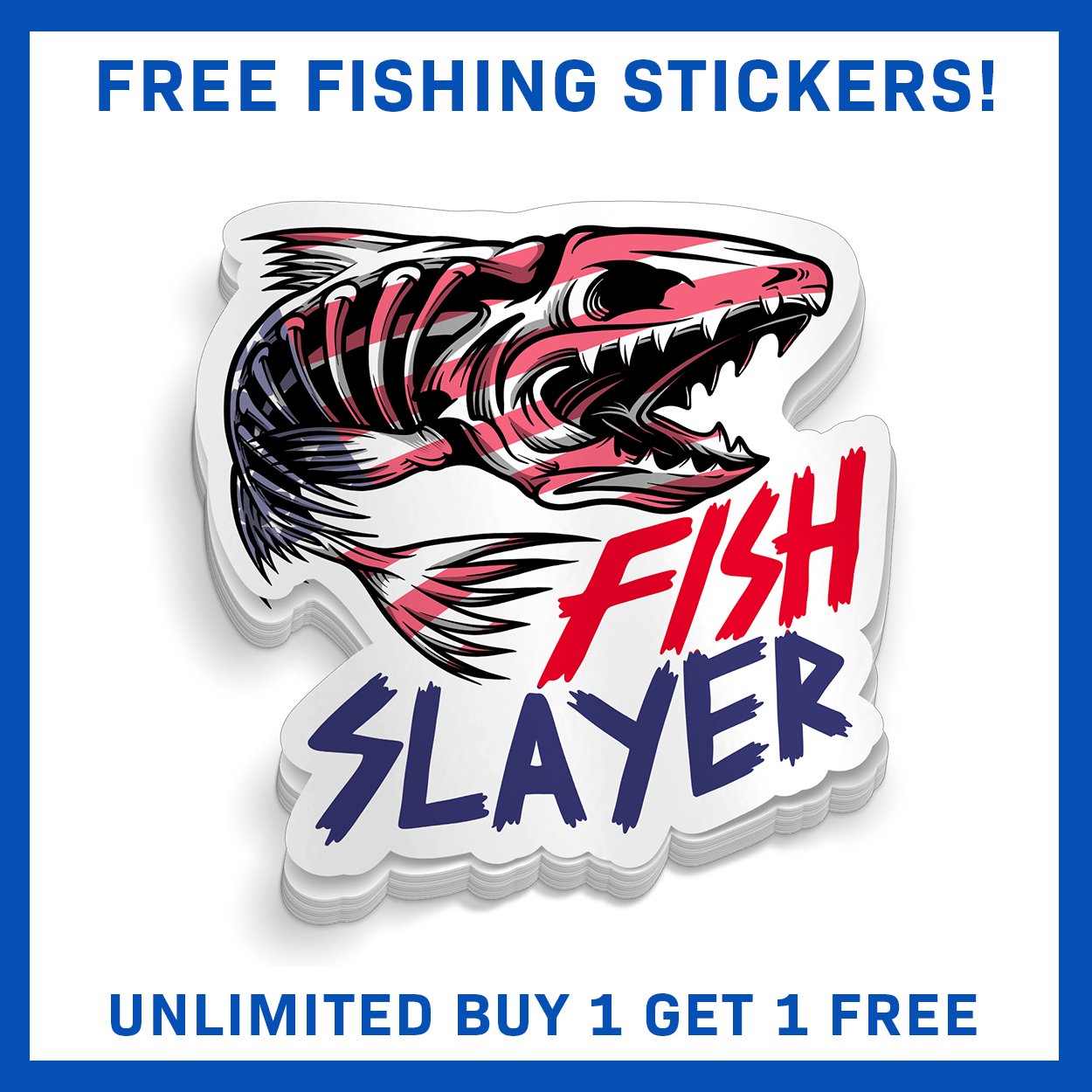 Rippin Lips Bass Kayak Vinyl Wrap Kit Graphic Decal/Sticker 12ft and 14ft