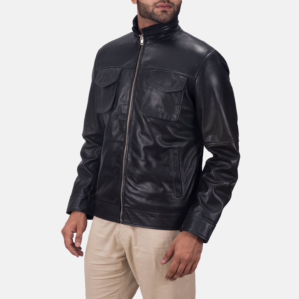 Maurice Black Leather Jacket