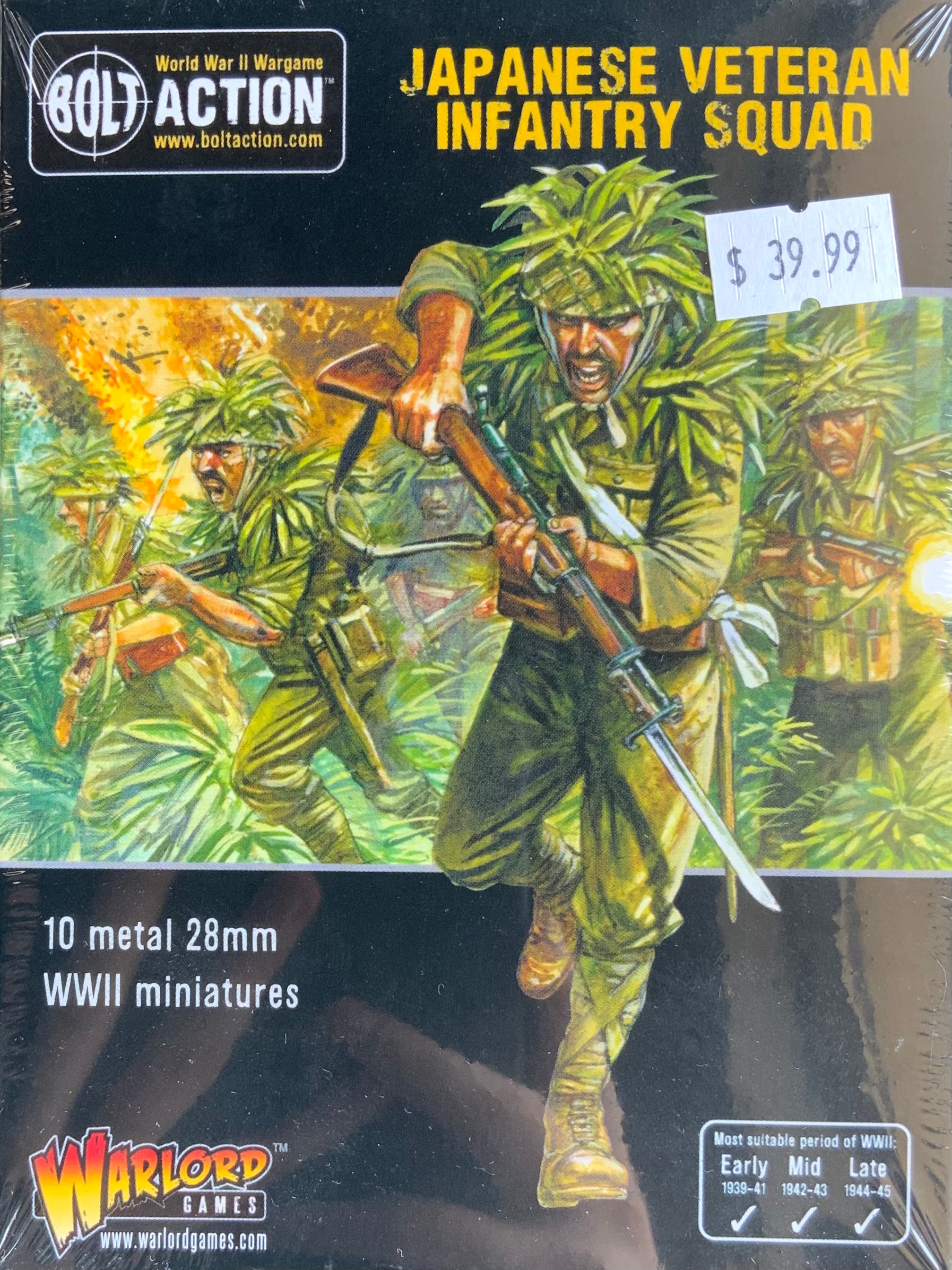 Bolt Action: Japanese veteran infantry squad