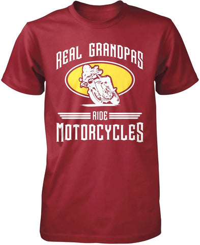 Real Grandpa's Ride Motorcycles T-Shirt