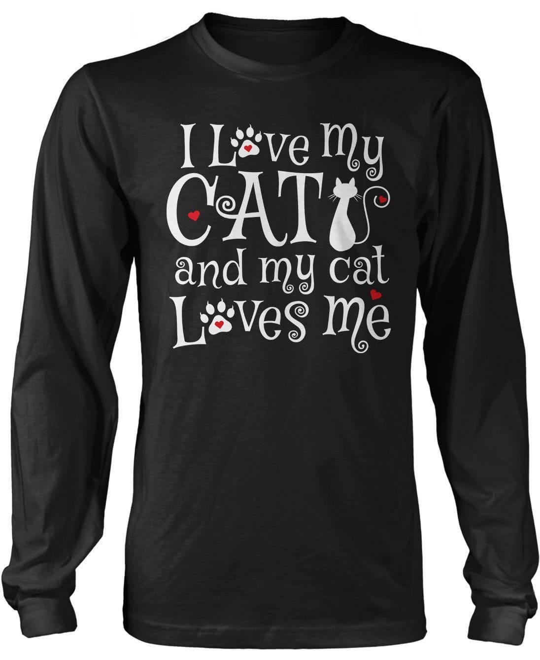 I Love My Cat and My Cat Loves Me T-Shirt