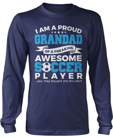 Proud Grandad of An Awesome Soccer Player T-Shirt