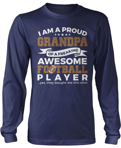 Proud Grandpa of An Awesome Football Player T-Shirt