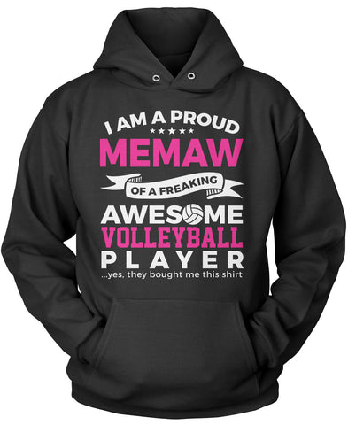 Proud Memaw of An Awesome Volleyball Player T-Shirt
