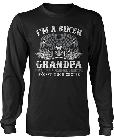 Download I'm a Cool Biker Grandpa T-Shirt