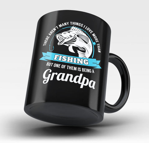 grandpa fish handle mug life is good.®