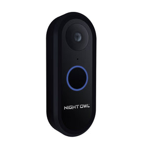 Night Owl 1080p HD Smart Video Doorbell with Angled & Flat Mounting Plates - Tech Store