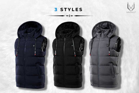 Chaque style du Gilet sans Manche Chauffant.